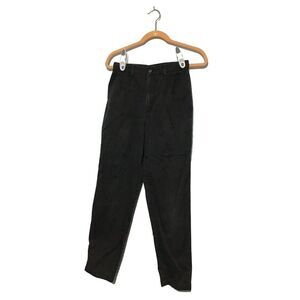 Dockers Petite Black High-Rise Pleated Cotton Pants Size 4